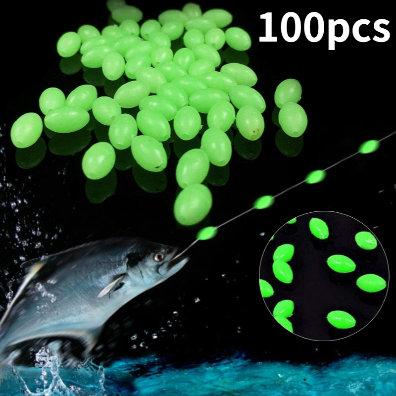 100pcs/lot Oval Night Luminous - Fishing Lure Topwater review and price
