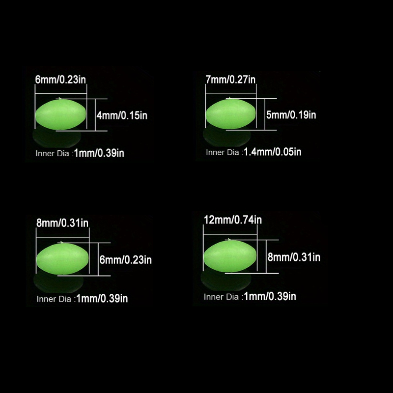 100pcs/lot Oval Night Luminous - Fishing Lure Topwater review and price