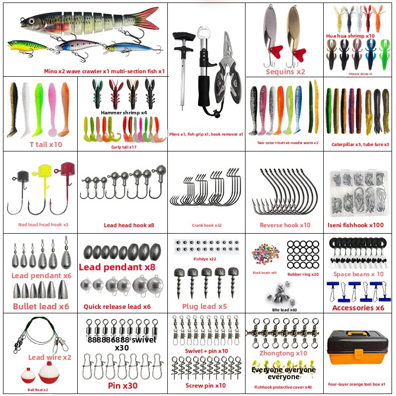 Large Four-Layer Outdoor Fishi - Fishing Lure Box review and price
