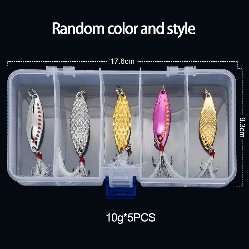 Metal Spoon Spinner Fishing Lu - Fishing Lure Spinnerbait review and price