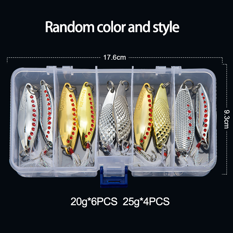Metal Spoon Spinner Fishing Lu - Fishing Lure Spinnerbait review and price