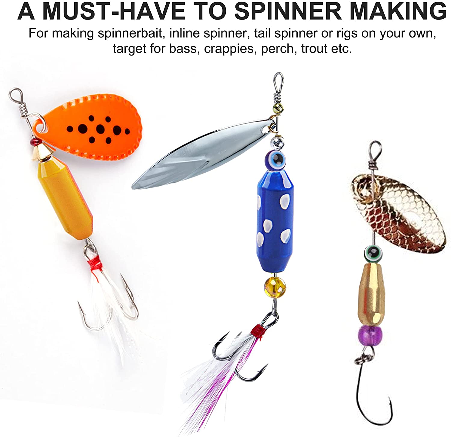 10pcs Fishing Brass Spinner Lu - Fishing Lure Spinnerbait review and price