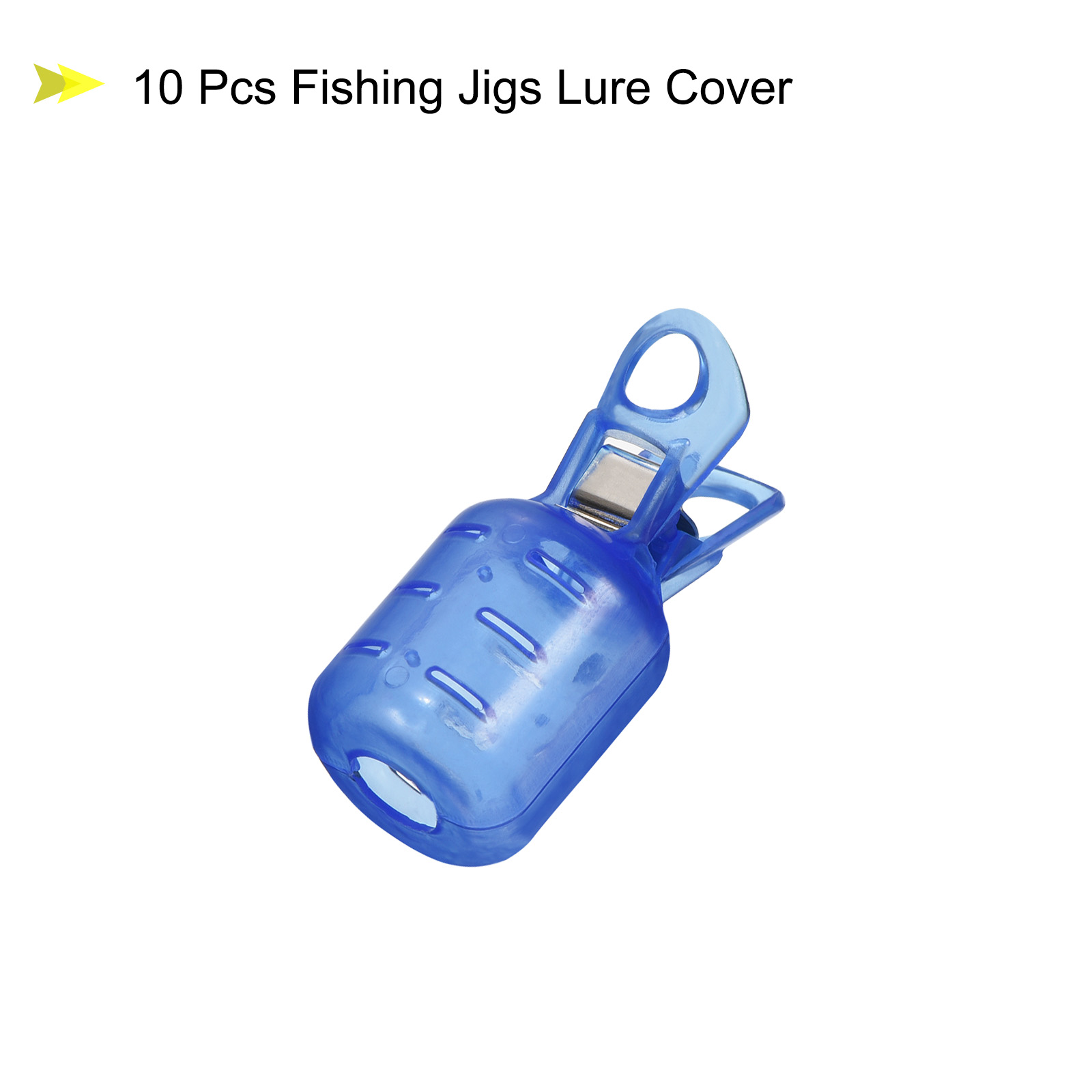 10pcs Small Size Squid Jig Hoo - Fishing Lure Box review and price
