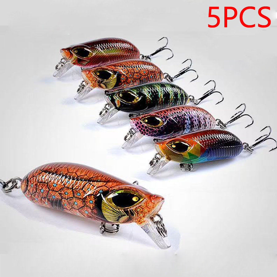5PCS Floating Artificial Bait  - Fishing Lure Swimbait review and price