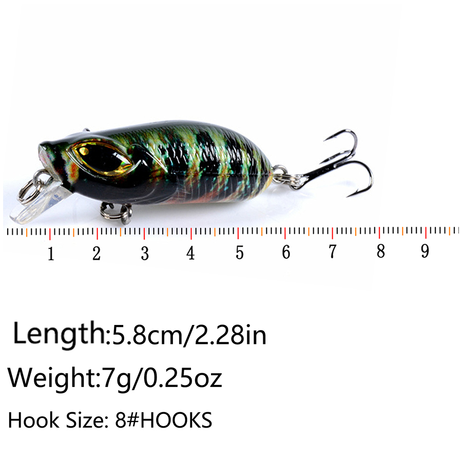 5PCS Floating Artificial Bait  - Fishing Lure Swimbait review and price