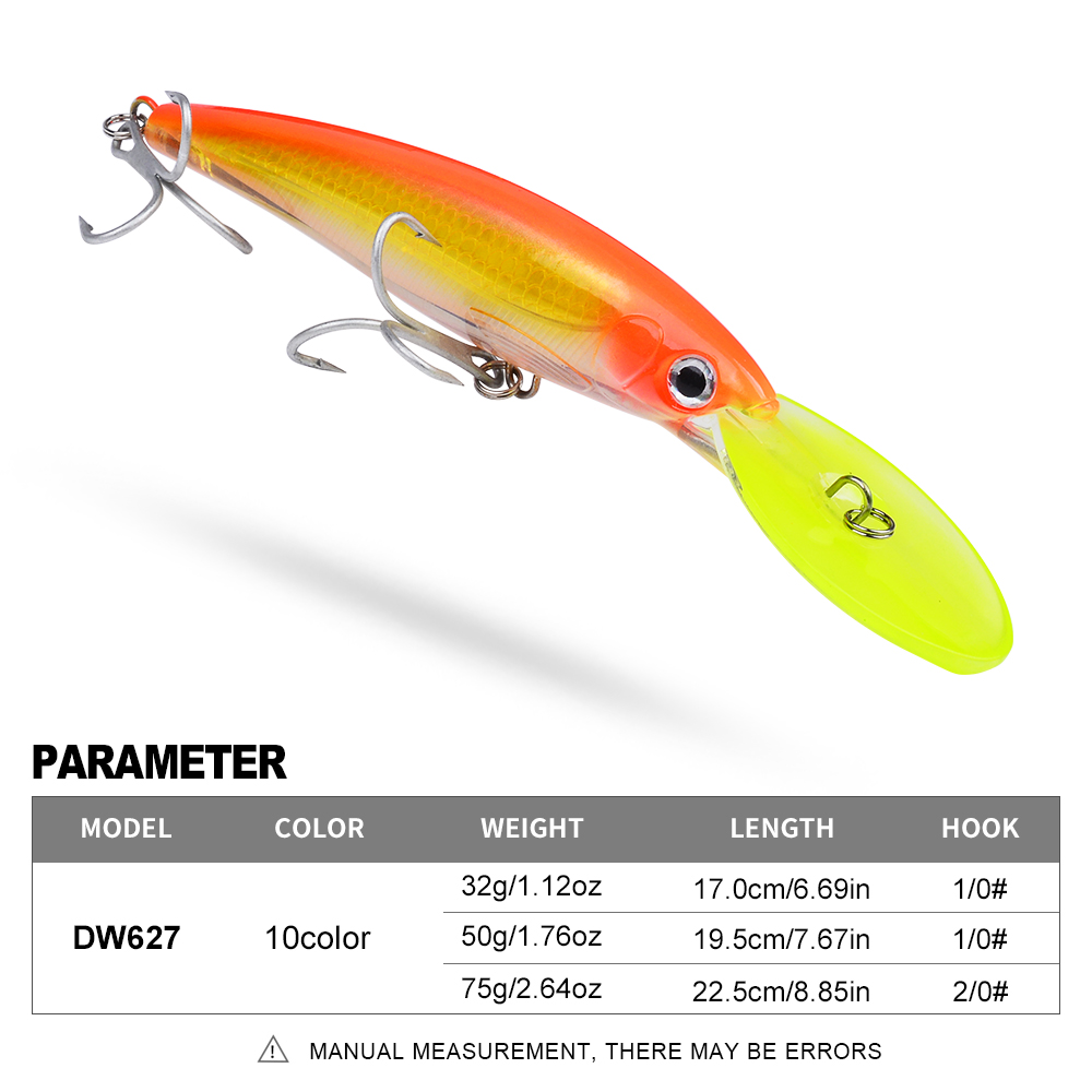 1PC 32g 50g 75g Big Floating M - Fishing Lure Topwater review and price