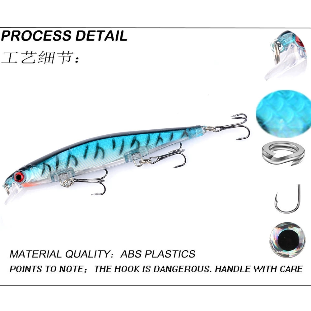 1pc Laser Sinking Minnow Fishi - Fishing Lure Swimbait review and price