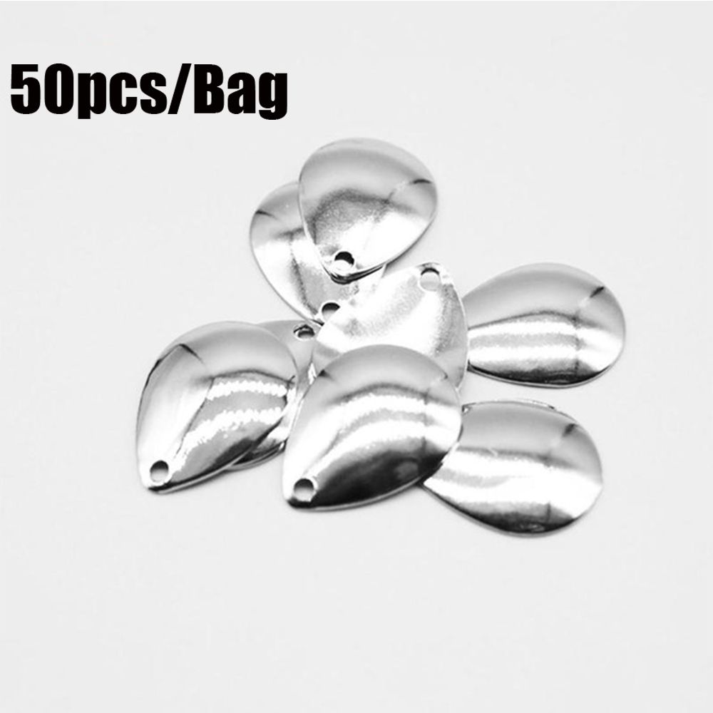 50pcs Rotate Sequin Smooth Nic - Fishing Lure Spoon review and price