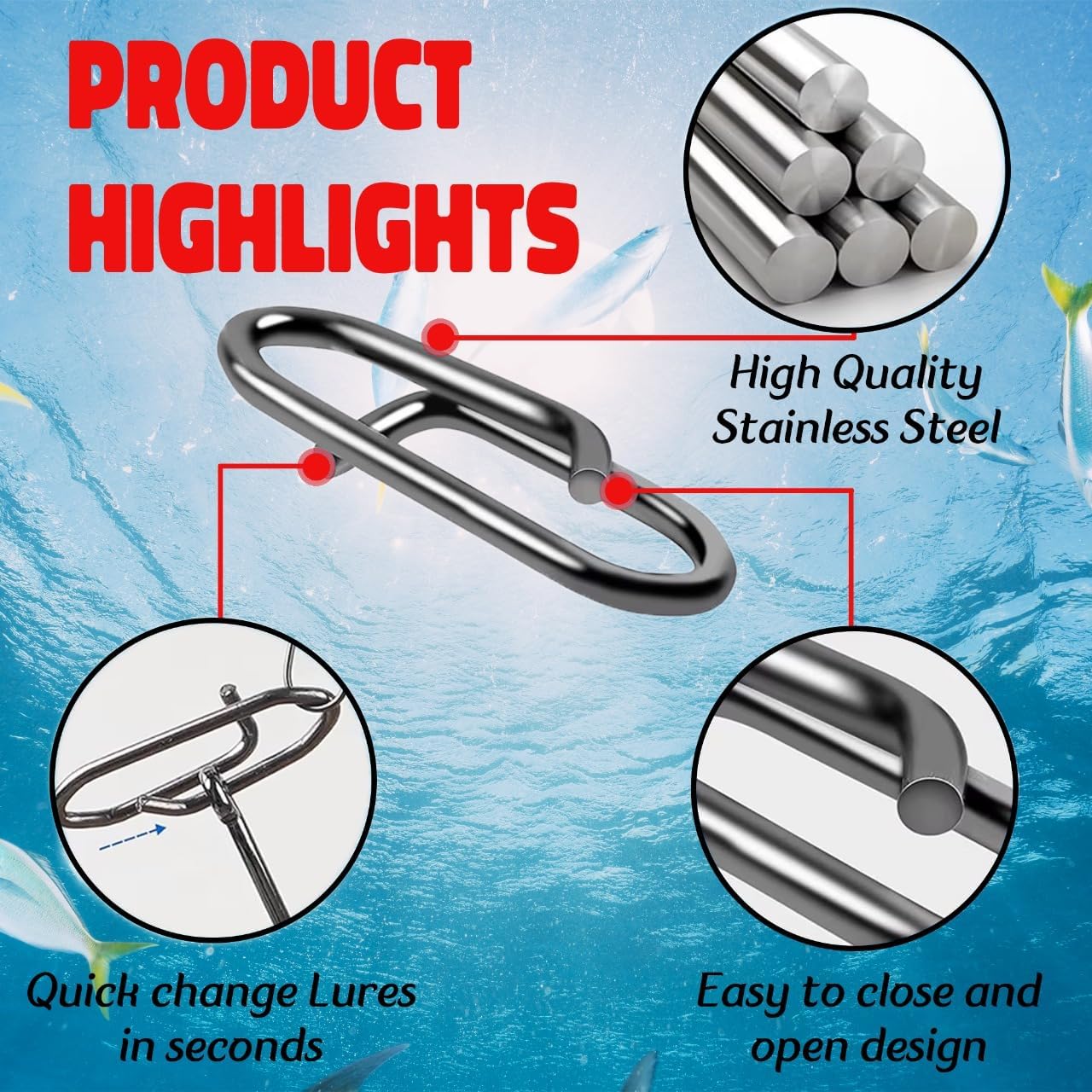 9KM Fishing Snap Kit 110pcs Po - Fishing Lure Making Kit review and price