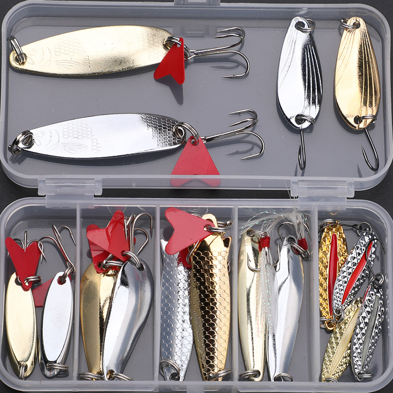 Fishing Lure Kit 16 Pcs Sets T - Fishing Lure Spoon review and price