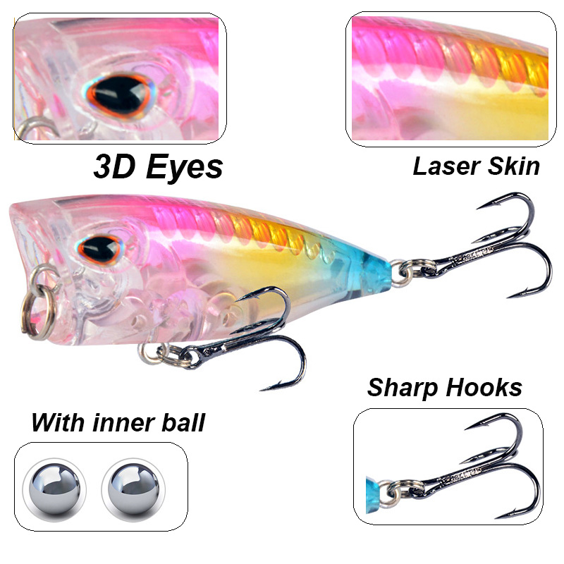 YUCONG 1PC Mini Popper Fishing - Fishing Lure Topwater review and price