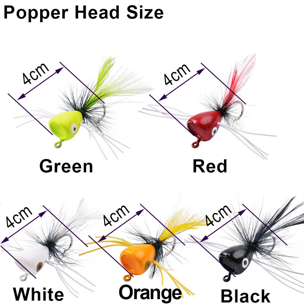 5Pcs Foam Fly Fishing lures Po - Fishing Lure Popper review and price